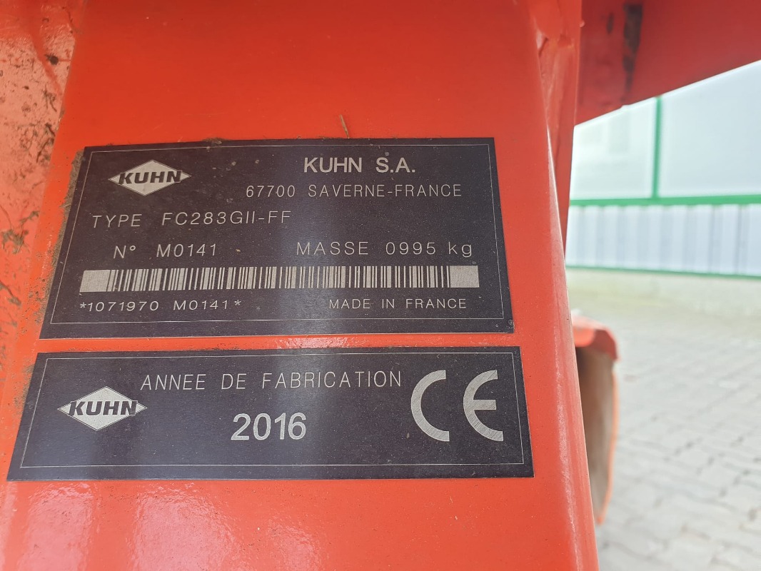 8. Image for Kuhn FC 283 G-II FF LIFTCONTROL - K-Evolution GmbH in Sittensen