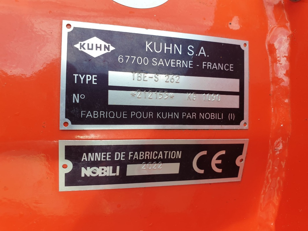6. Image for Kuhn TBES 262 - K-Evolution GmbH in Sittensen
