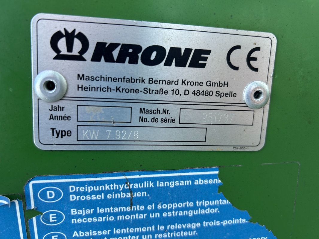 10. Image for Krone KW 7.92 - K-Evolution GmbH in Sittensen
