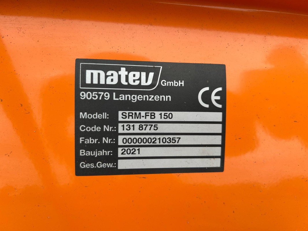 5. Image for Matev SRM-FB 150 - K-Evolution GmbH in Sittensen