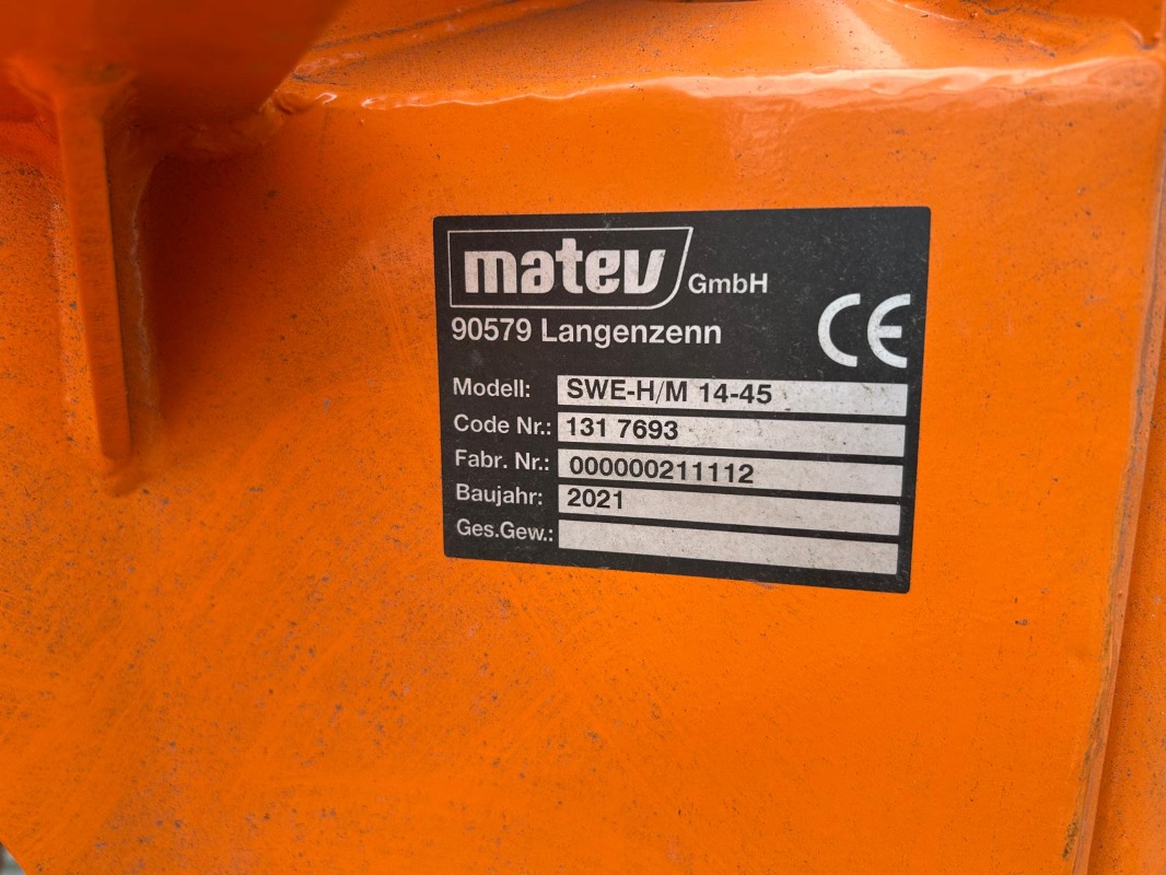 6. Bild für Matev SWE-H/M 14-45 - K-Evolution GmbH in Sittensen
