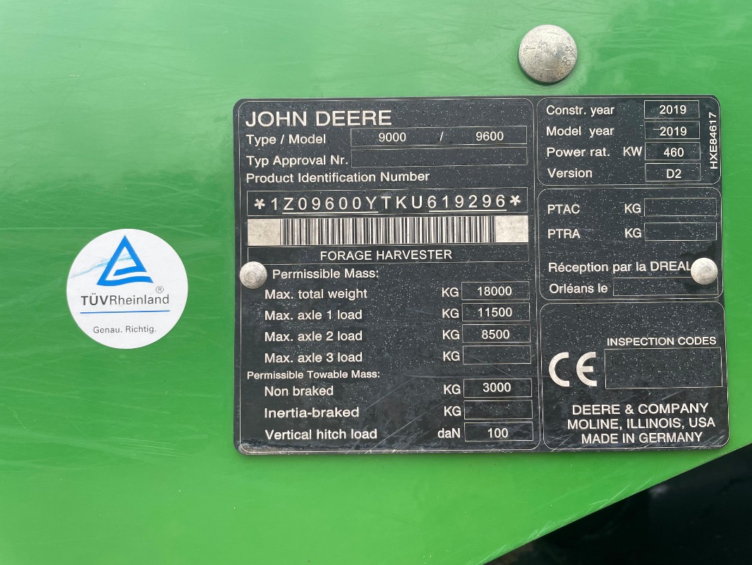 27. Bild für John Deere 9600i - K-Evolution GmbH in Sittensen